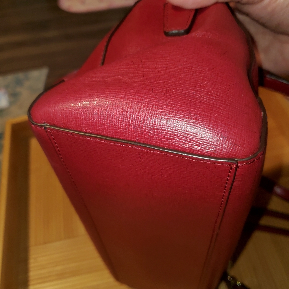 Coach Saffiano Leather Mini Satchel - Picture 5 of 16